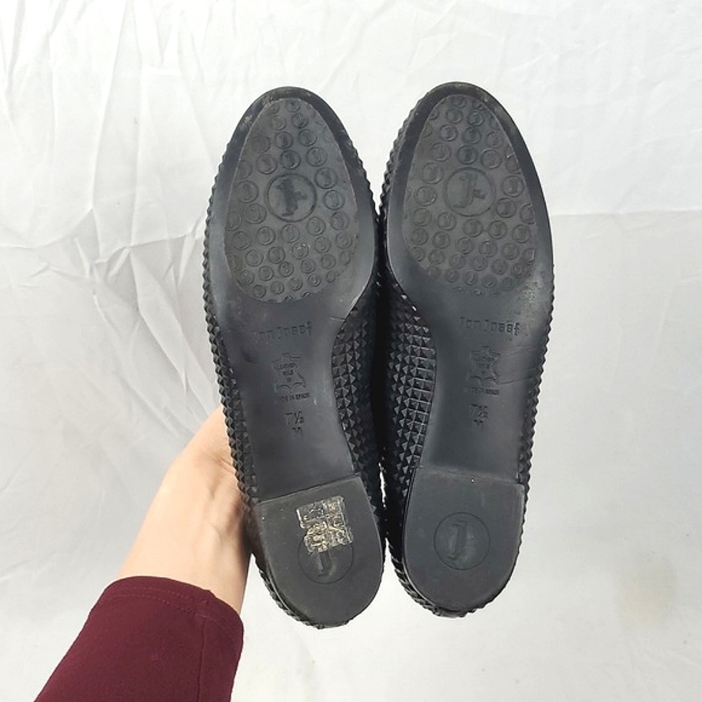 Jon Josef Black Leather Studded Loafer - Picture 6 of 8